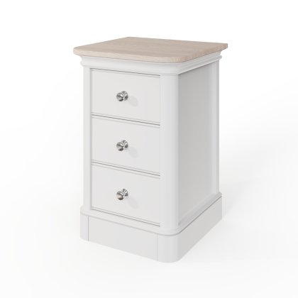 Chartwell Bedroom Narrow 3 Drawer Bedside Chartwell Bedroom Narrow 3 Drawer Bedside