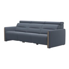 Emily 3 Seater wood arm