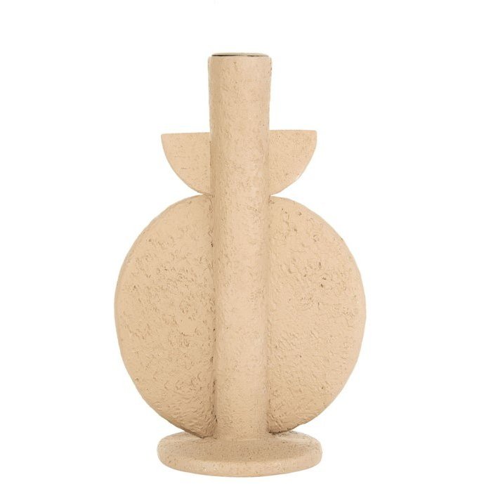 Present Time Home Decor Candle Holder Bubble Sand Brown Present Time Home Decor Candle Holder Bubble Sand Brown