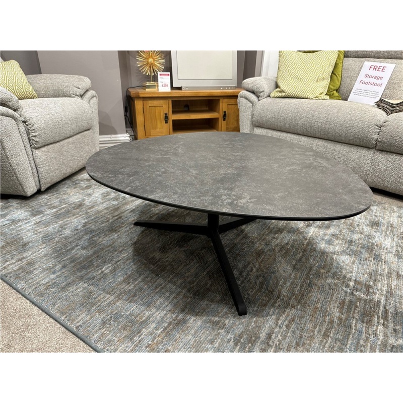 Clearance - Occasional Barnsley Coffee Table 100cm Black Clearance - Occasional Barnsley Coffee Table 100cm Black