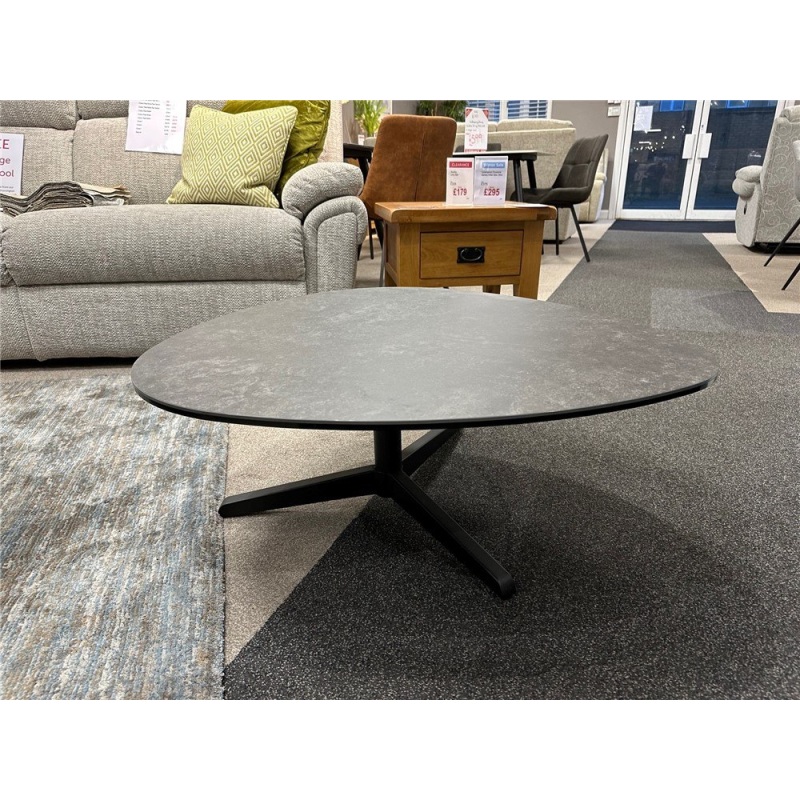 Clearance - Occasional Barnsley Coffee Table 84cm Black Clearance - Occasional Barnsley Coffee Table 84cm Black