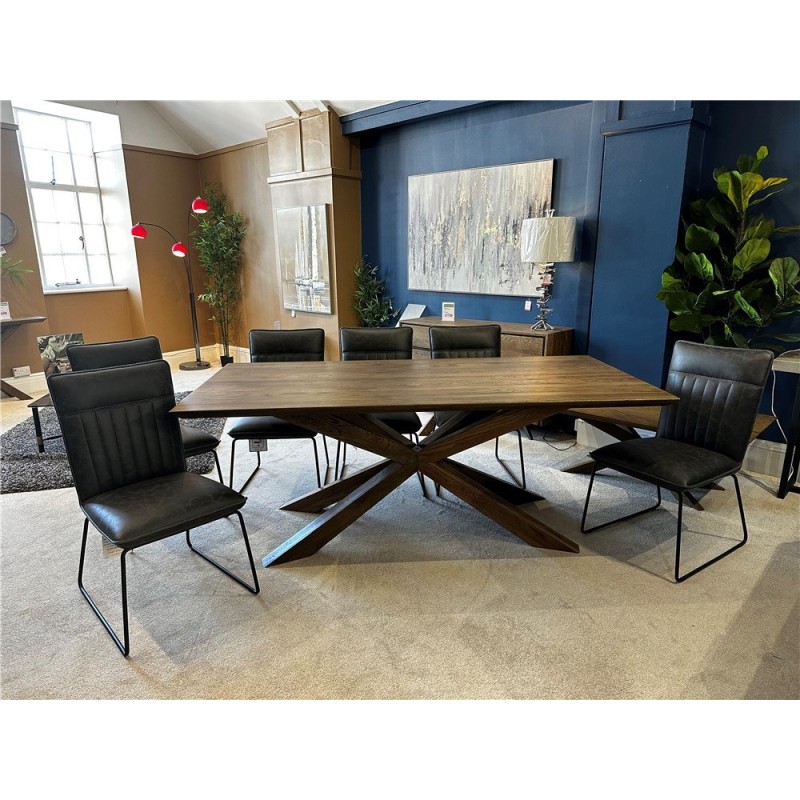 Clearance - Dining Mason 200cm Table and 6 Cooper Chairs Clearance - Dining Mason 200cm Table and 6 Cooper Chairs