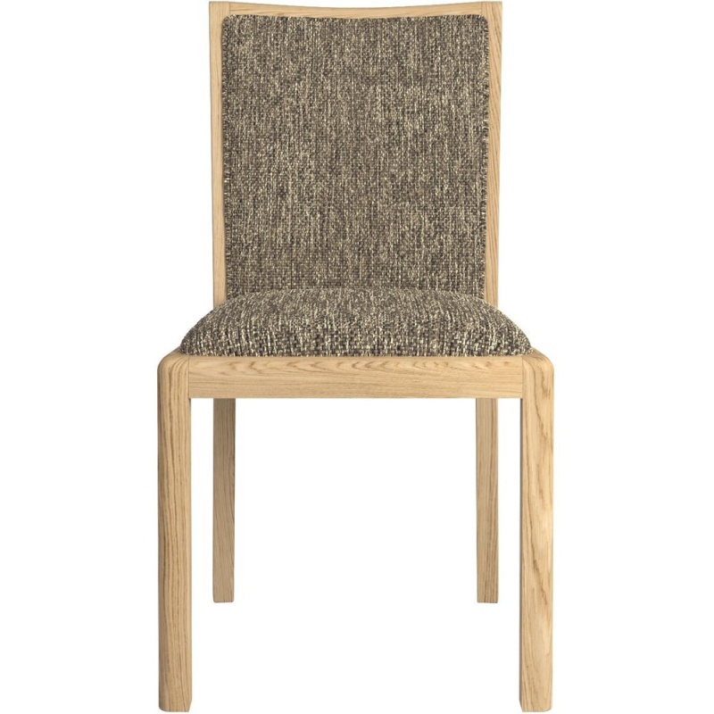 Malmo Upholstered Back Chair Grey Fabric Malmo Upholstered Back Chair Grey Fabric