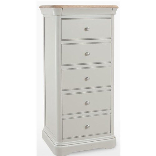 Cromwell Bedroom 5 Drawer Tall Narrow Chest Cromwell Bedroom 5 Drawer Tall Narrow Chest