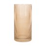 Present Time Home Decor Vase Allure Straight Sand Brown