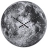 Present Time Home Decor Wall Clock Moon Grey
