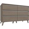 Trotton 3 Drawer Double Chest Trotton 3 Drawer Double Chest
