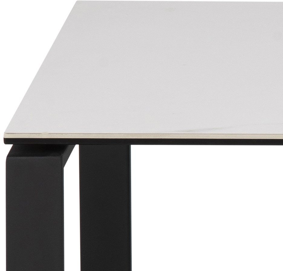 Contemporary Occasional Katrine Coffee Table Set Glass/Ceramic Light