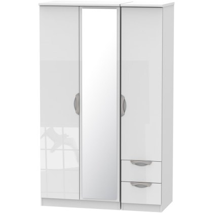 Galahad Triple Mirror + Drawer Robe