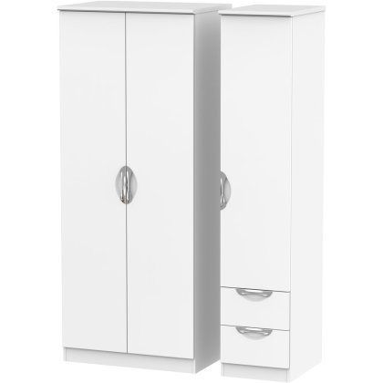 Galahad Triple Plain + Drawer Robe Galahad Triple Plain + Drawer Robe