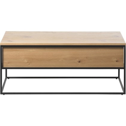 Remi Natural Oak Coffee Table Lift 60x110cm