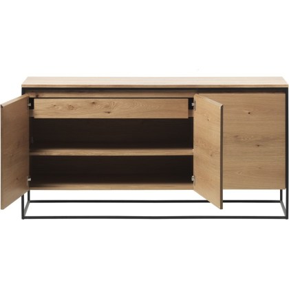 Remi Natural Oak Sideboard 3 Section