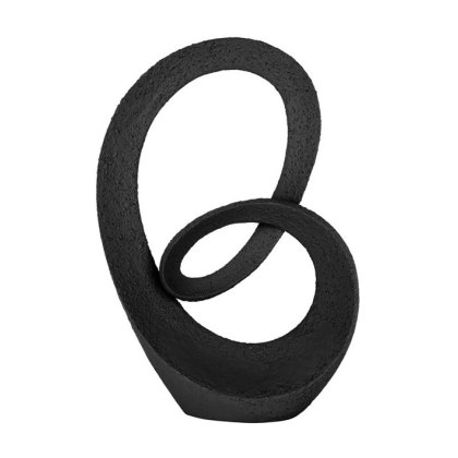 Present Time Home Decor Statue Abstract Art Endless black