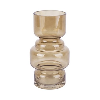 Present Time Home Decor Vase Courtly Medium Honey Brown Present Time Home Decor Vase Courtly Medium Honey Brown