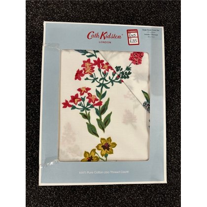 Clearance - Linen Cath Kidston Twilight Garden Single Duvet Set includes pillowcase