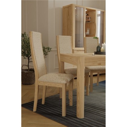 Malmo High Back Chair Grey Fabric