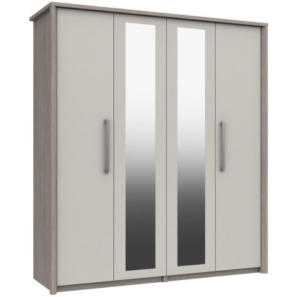 Aldwick 4 Door Robe with 2 Mirrors