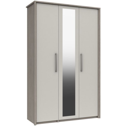 Aldwick Tall 3 Door Robe with Mirror - (FLAT PACK) requires assembly