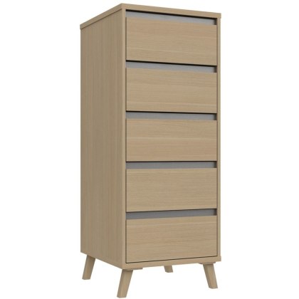 Trotton 5 Drawer Tallboy