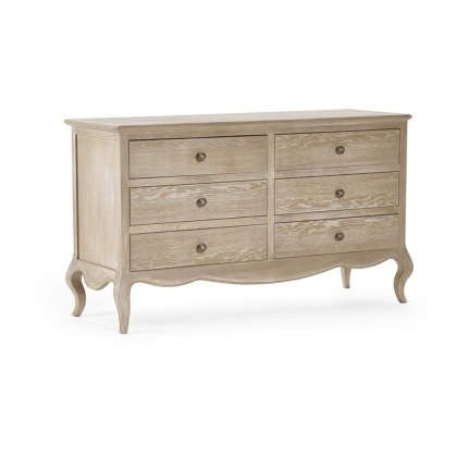 Antoinette 6 Drawer Wide Chest