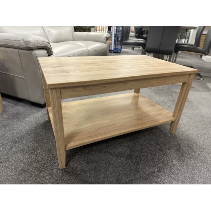 Clearance - Veneto Solid Oak Coffee Table Clearance - Veneto Solid Oak Coffee Table