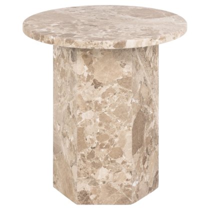 Naxos Round Side Table 50x50x50