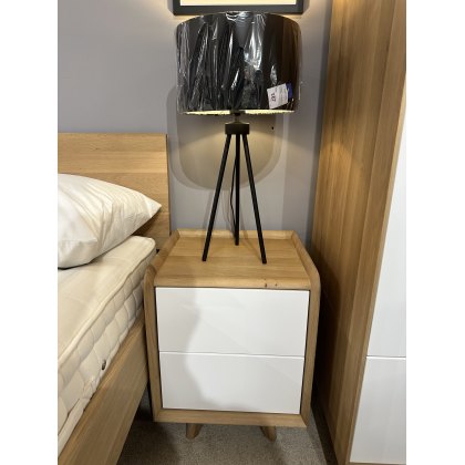 Clearance - Lugano 2 Drawer Bedside Clearance - Lugano 2 Drawer Bedside