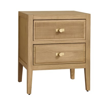 Elva 2 Drawer Bedside Elva 2 Drawer Bedside