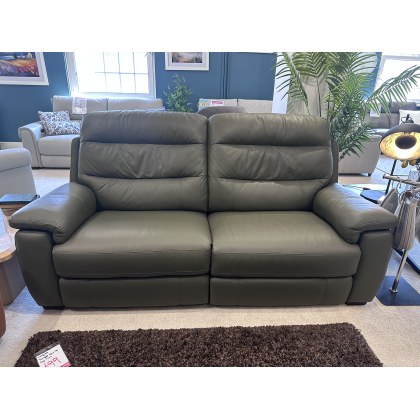 Clearance - Matera 2.5 Seater Power Recliner Sofa with Lumbar Support Clearance - Matera 2.5 Seater Power Recliner Sofa with Lumbar Support