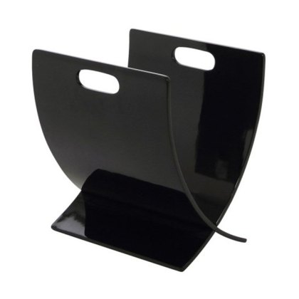 Contemporary Occasional Bonsai Magazine Rack White Contemporary Occasional Bonsai Magazine Rack White