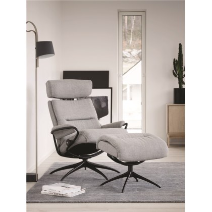 Tokyo Star Chair & Stool with Adjustable Headrest