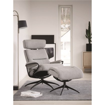 Tokyo Star Chair & Stool with Adjustable Headrest & High Base
