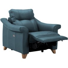 Riley (Leather) Snuggler Electric Recliner with USB