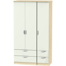 Galahad Tall Triple 2 Drawer + Drawer Robe