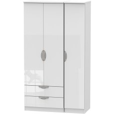 Galahad Tall Triple 2 Drawer Robe