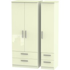 Lancelot Triple 2 Drawer + Drawer Robe