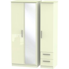 Lancelot Triple Mirror + Drawer Robe