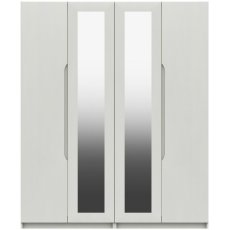 Salvington 4 Door Robe with 2 Mirrors