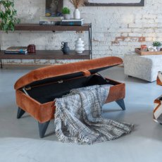 Nebraska Legged Ottoman