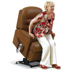 Keswick Leather Small 1-motor Electric Riser Recliner