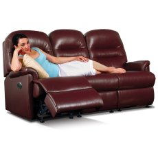 Keswick Leather Small Reclining 3-seater
