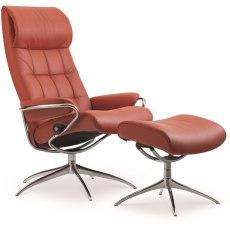 London Star Chair & Stool with Headrest & High Base London Star Chair & Stool with Headrest & High Base