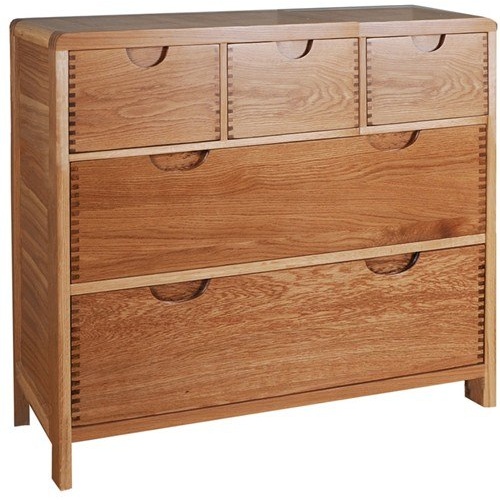 Bosco Bedroom 5 Drawer Wide Chest Bosco Bedroom 5 Drawer Wide Chest