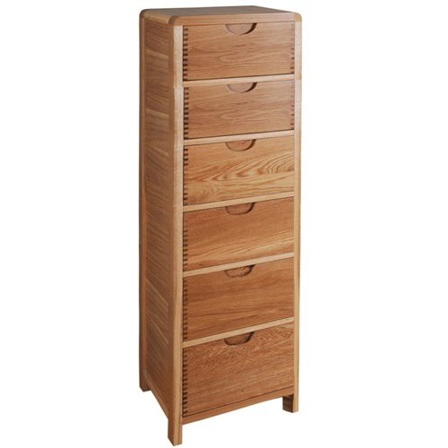 Bosco Bedroom 6 Drawer Chest - Tallboy Bosco Bedroom 6 Drawer Chest - Tallboy