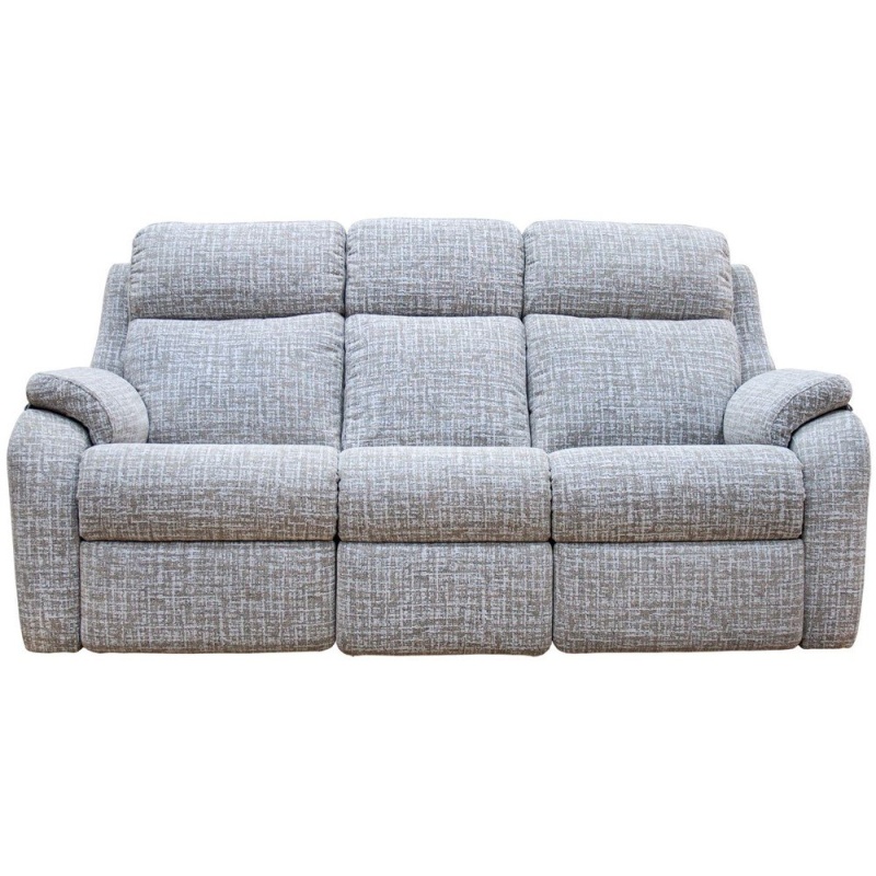 Kingsbury (Fabric) 3 Seater Elec Rec DBL with Headrest and Lumbar with USB Kingsbury (Fabric) 3 Seater Elec Rec DBL with Headrest and Lumbar with USB