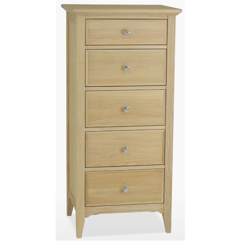 Stag New England Bedroom - Oak 5 Drawer Chest Stag New England Bedroom - Oak 5 Drawer Chest