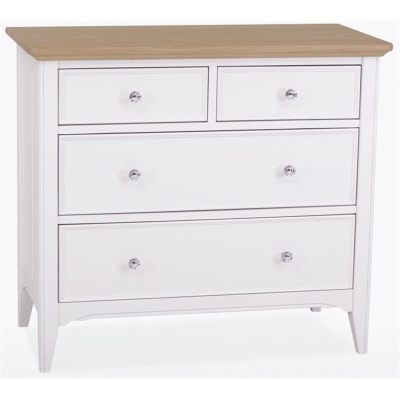 Stag New England Bedroom - Painted Oak 2 + 2 Drawer Chest Stag New England Bedroom - Painted Oak 2 + 2 Drawer Chest