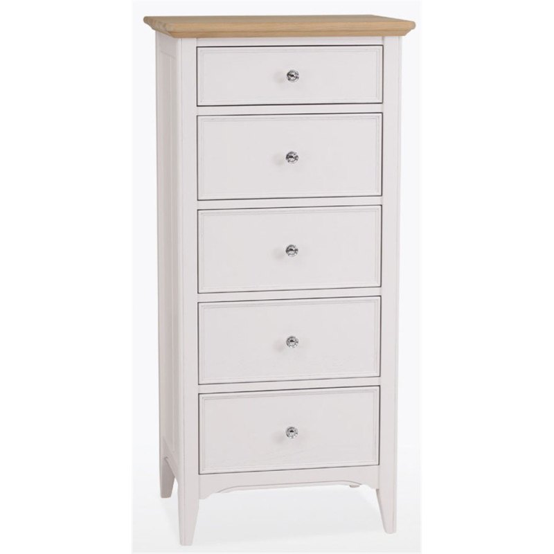 Stag New England Bedroom - Painted Oak 5 Drawer Chest Stag New England Bedroom - Painted Oak 5 Drawer Chest