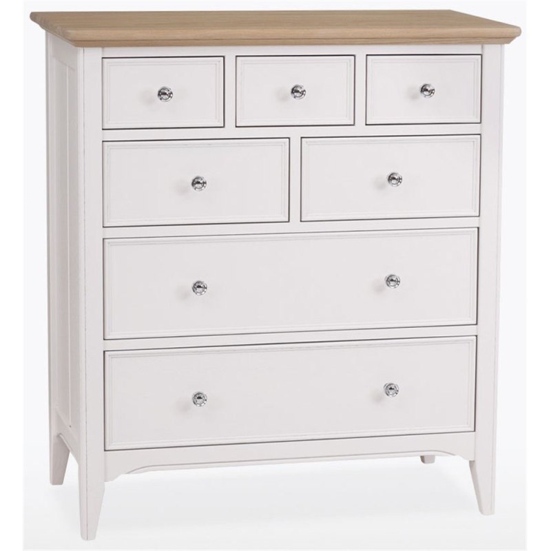 Stag New England Bedroom - Painted Oak 7 Drawer Chest Stag New England Bedroom - Painted Oak 7 Drawer Chest