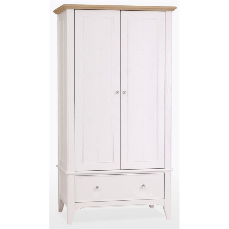Stag New England Bedroom - Painted Oak Wardrobe 1 Drawer Stag New England Bedroom - Painted Oak Wardrobe 1 Drawer